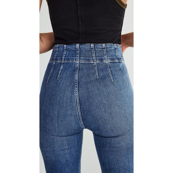 Free People We The Free Jayde Flare Jeans Size 29 - Picture 11 of 11